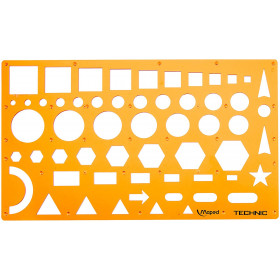 photo-Normographe - Trace-formes - Cercle - Triangle - Carré - Rectangle - Maped