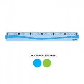 photo-Règle - Plate - 30 cm - Plastique - Incassable - Maped