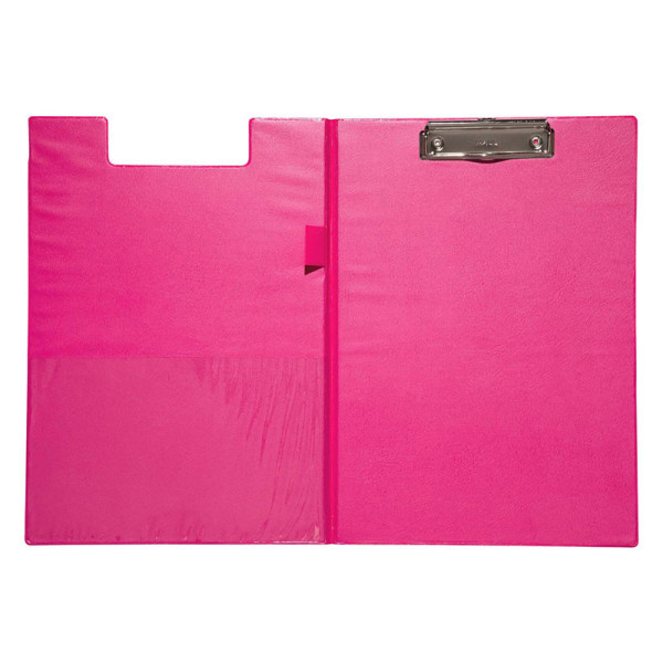 Porte-bloc avec rabat - format A4 - rose - Maul