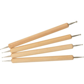 photo-Outils à embosser - Pour reliefs précis et détaillés - Pointes fines - 4 modèles - Artemio