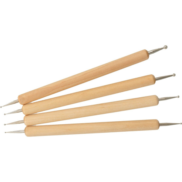photo-Outils à embosser - Pour reliefs précis et détaillés - Pointes fines - 4 modèles - Artemio