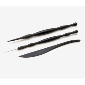 Outils pour argile et pâte polymère - 3 modèles - Plastique - Création bijoux - Artemio
