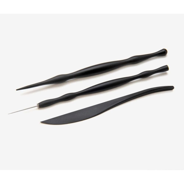 Outils pour argile et pâte polymère - 3 modèles - Plastique - Création bijoux - Artemio