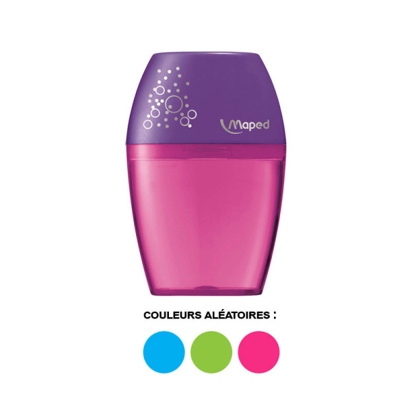 Taille-crayon - 1 trou - Avec réservoir - Plastique - Shaker - Maped