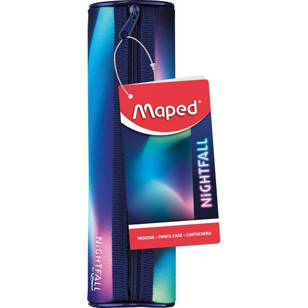 Trousse - Scolaire - Ronde - 21 cm - Nightfall - Maped