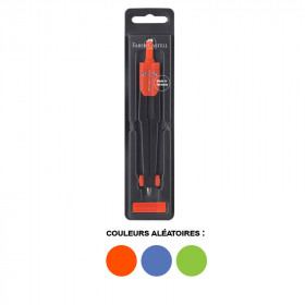 photo-Compas - Scolaire - Avec mine graphite - Corps en métal - Faber-Castell
