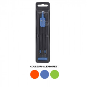 Compas - Scolaire - Avec mine graphite - Corps en métal - Faber-Castell