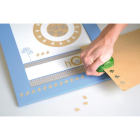 Feuilles de papier kraft - Autocollant - A4 - 10 feuilles - Carterie - Loisirs créatifs - Artemio