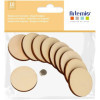 photo-Magnets en bois - A décorer - 4,5cm diamètre - 10 pièces - Loisirs créatifs - Artemio