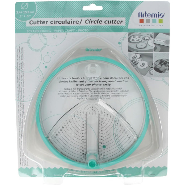 photo-Cutter circulaire - 26x4x30cm - 1 lame de rechange incluse - Loisirs créatifs - Artemio