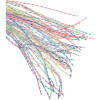 Fils pour scoubidous - Torsadé - Couleurs assorties - Plastique - 30 fils de 80cm - Artemio