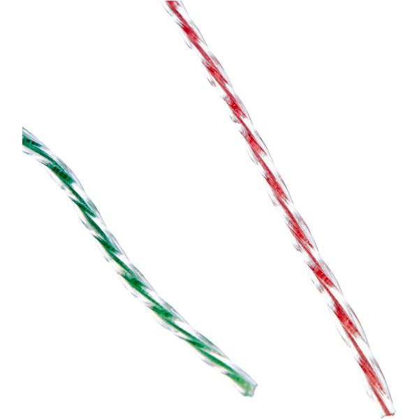 Fils pour scoubidous - Torsadé - Couleurs assorties - Plastique - 30 fils de 80cm - Artemio