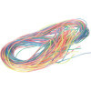 photo-Fils pour scoubidous - Couleurs assorties - Plastique - 30 fils de 80cm - Artemio