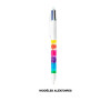 Stylo bille - 4 couleurs - Pointe moyenne - Motifs colorés - BIC