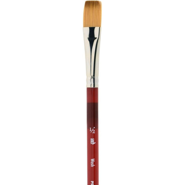 Pinceau - Lavis - Toutes techniques - N°1/2 - Synthétique - Princeton - Velvetouch - Série 3950W