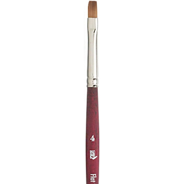 Pinceau - Plat à ombrer - Toutes techniques - N°4 - Synthétique - Princeton - Velvetouch - Série 3950FS