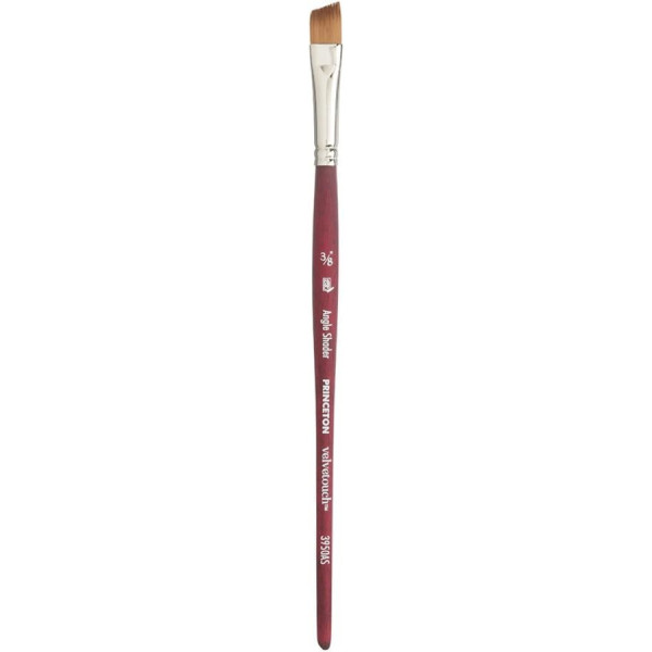 photo-Pinceau - Biseauté - Toutes techniques - N°3/8 - Synthétique - Princeton - Velvetouch - Série 3950AS