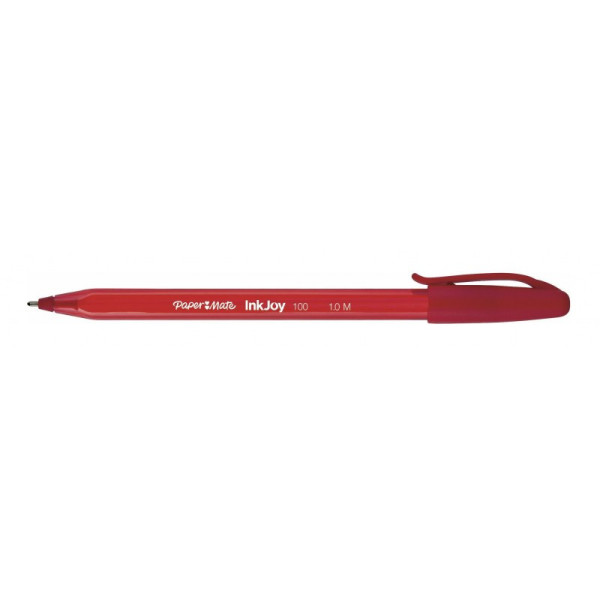 photo-Stylo à bille - Rouge - Pointe moyenne - PaperMate - Ink Joy 100 M