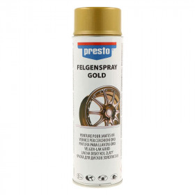 Bombe de peinture pour jantes Or - 500ml - Presto | Artmania