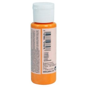 Peinture acrylique - Orange mandarine - Brillant - Fluide - Tous supports - Loisirs créatifs - Pébéo - 59ml