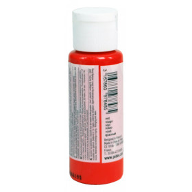 Peinture acrylique - Rouge coquelicot - Brillant - Fluide - Tous supports - Loisirs créatifs - Pébéo - 59ml