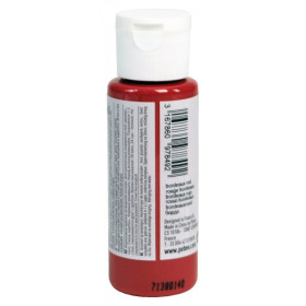 Peinture acrylique - Rouge grenat - Brillant - Fluide - Tous supports - Loisirs créatifs - Pébéo - 59ml