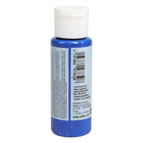 Peinture acrylique - Bleu marine - Brillant - Fluide - Tous supports - Loisirs créatifs - Pébéo - 59ml