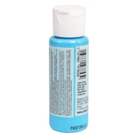 Peinture acrylique - Bleu des îles - Brillant - Fluide - Tous supports - Loisirs créatifs - Pébéo - 59ml