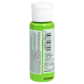 Peinture acrylique - Vert nature - Brillant - Fluide - Tous supports - Loisirs créatifs - Pébéo - 59ml