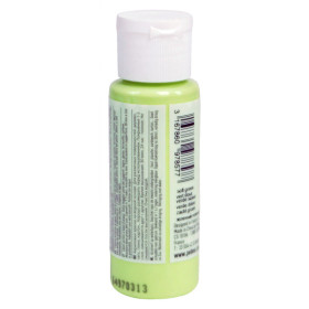Peinture acrylique - Vert doux - Brillant - Fluide - Tous supports - Loisirs créatifs - Pébéo - 59ml
