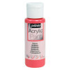 photo-Peinture acrylique - Rose hibiscus - Brillant - Fluide - Tous supports - Loisirs créatifs - Pébéo - 59ml