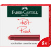 photo-Cartouches d'encre pour stylo plume - Petite taille - Rouge - Faber-Castell