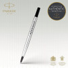 Recharge pour stylo roller - Parker - Pointe moyenne 0,7 - Noir - Encre Quink