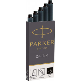 photo-Cartouches d'encre pour stylo plume - Parker - Encre noire - Grand format