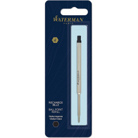 photo-Recharge pour stylo bille - Noir - Pointe moyenne - Waterman