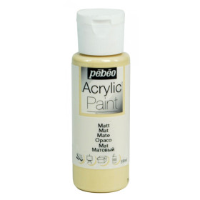 photo-Peinture acrylique - Ficelle - Mat - Fluide - Tous supports - Loisirs créatifs - Pébéo - 59ml