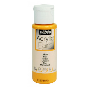 photo-Peinture acrylique - Melon - Mat - Fluide - Tous supports - Loisirs créatifs - Pébéo - 59ml