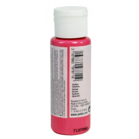 Peinture acrylique - Rose bougainvillier - Mat - Fluide - Tous supports - Loisirs créatifs - Pébéo - 59ml