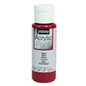 photo-Peinture acrylique - Aubergine - Mat - Fluide - Tous supports - Loisirs créatifs - Pébéo - 59ml