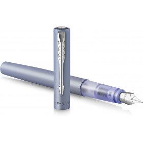 photo-Stylo plume - Violet - Parker - Vector XL - Plume moyenne - Rechargeable