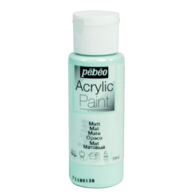 photo-Peinture acrylique - Vert d'eau - Mat - Fluide - Tous supports - Loisirs créatifs - Pébéo - 59ml
