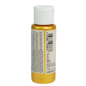 Peinture acrylique - Or - Nacré - Fluide - Tous supports - Loisirs créatifs - Pébéo - 59ml