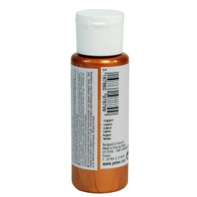 Peinture acrylique - Cuivre - Nacré - Fluide - Tous supports - Loisirs créatifs - Pébéo - 59ml