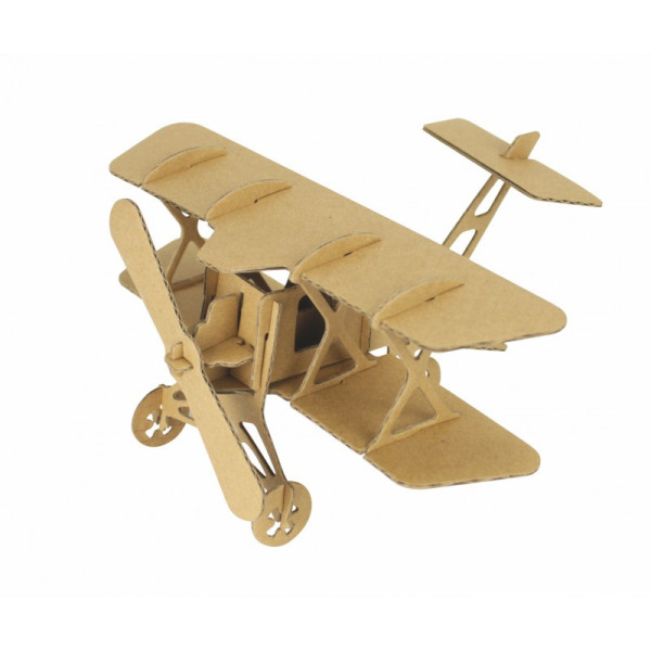 photo-Petit avion en carton - A assembler - CTOP