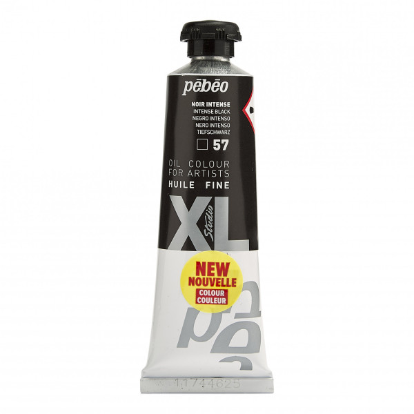 photo-Tube de peinture à l'huile - Fine - Noir intense - 57 - 37ml - Pébéo Studio XL