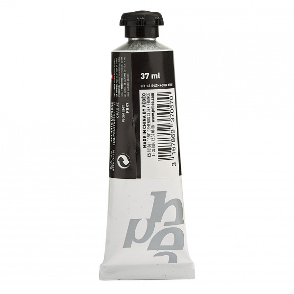 Tube de peinture à l'huile - Fine - Noir intense - 57 - 37ml - Pébéo Studio XL