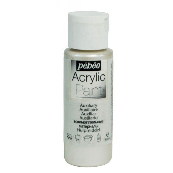 photo-Médium pour finition nacrée sur peinture acrylique - Pébéo - Acrylic paint - 59ml