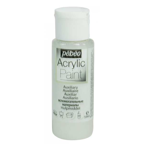 photo-Médium pour créer des effets craquelés sur peinture acrylique mate - Pébéo - Acrylic paint - 59ml