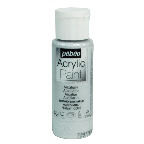 photo-Vernis - Nacré pailleté - Transparent - Tous supports - Loisirs créatifs - Pébéo - Acrylic paint - 59ml