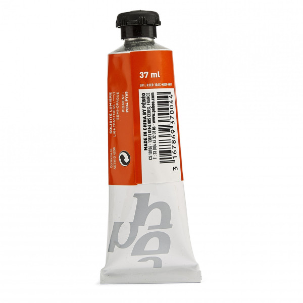 Tube de peinture à l'huile - Fine - Orange cadmium - 04 - 37ml - Pébéo Studio XL
